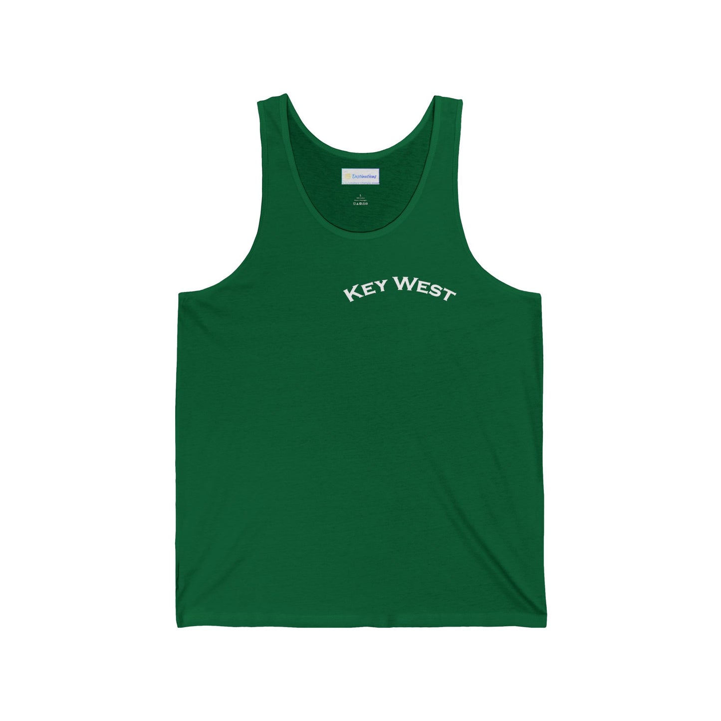 Vibrant Key West Unisex Jersey Tank