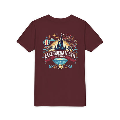 Adventurous Lake Buena Vista Unisex Youth Short Sleeve Tee