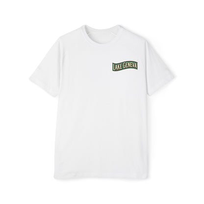 Retro Lake Geneva Men's Raglan T-Shirt