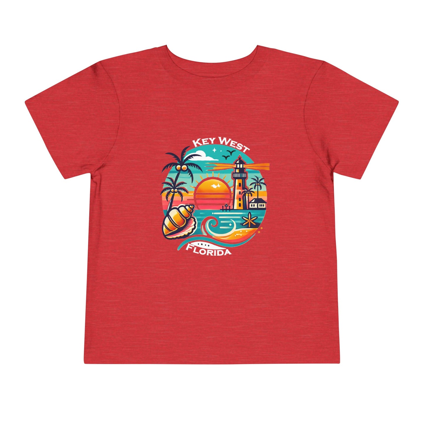 Vibrant Key West Toddler Short Sleeve Tee