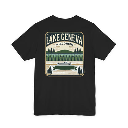 Vintage Lake Geneva Unisex Jersey Short Sleeve Tee