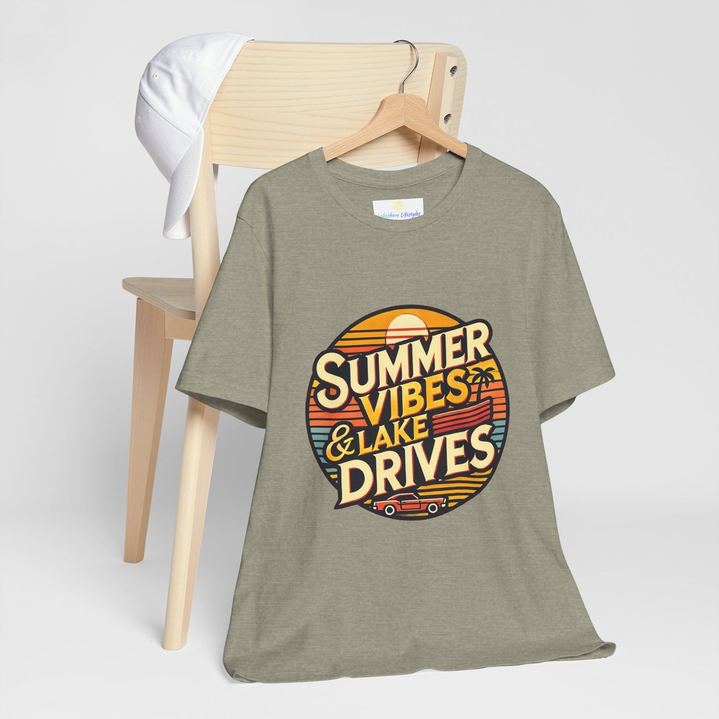 Summer Vibes & Lake Drives Short Sleeve Tee