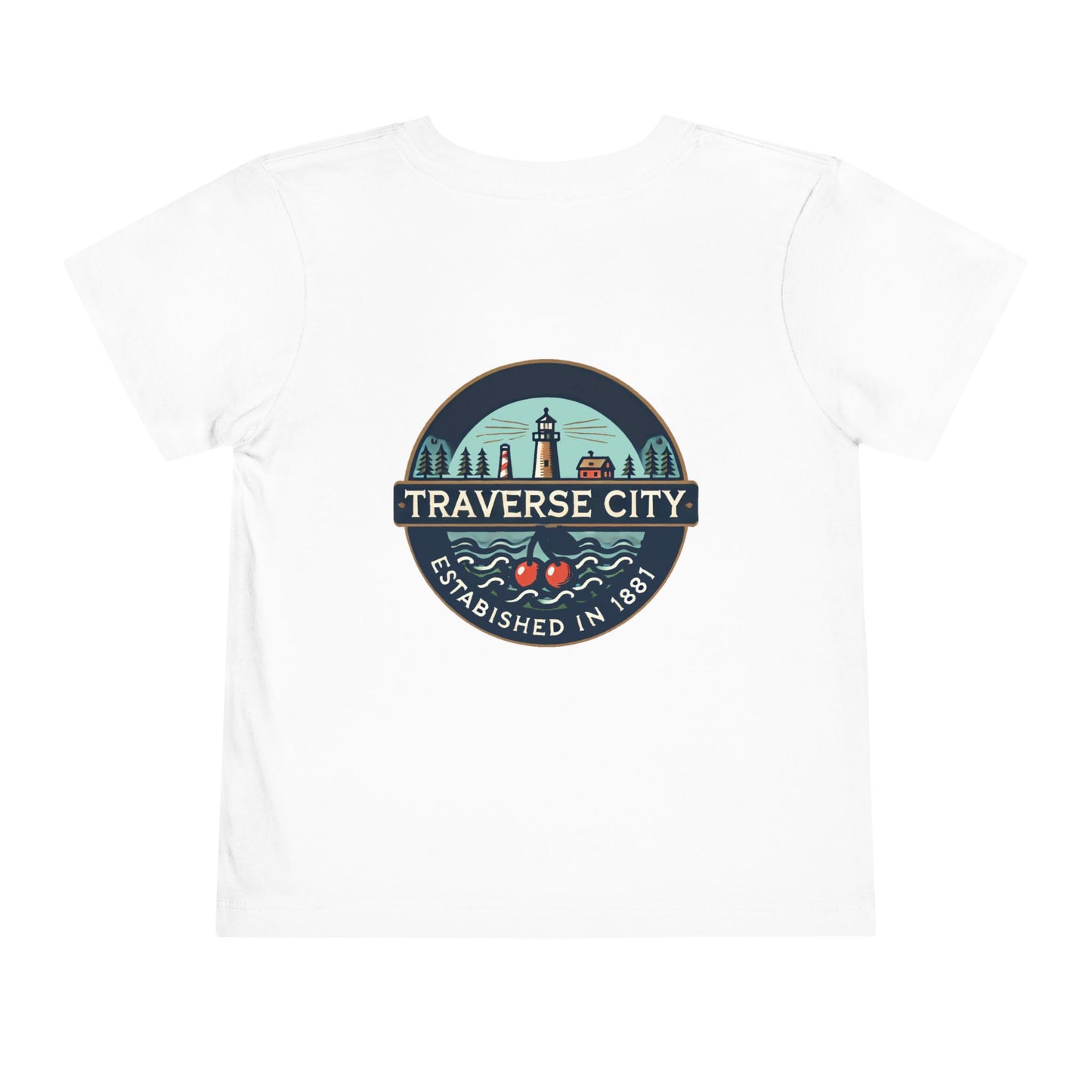 Vintage Traverse City Unisex Toddler Short Sleeve Tee