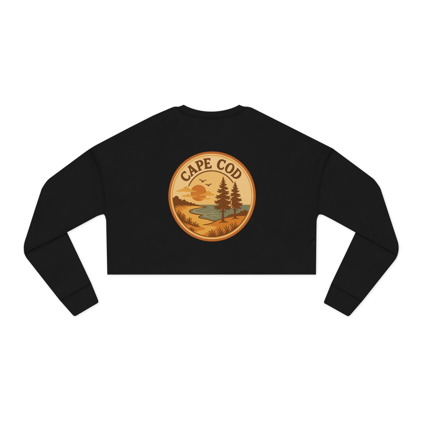 Rustic Cape Cod Women's Cropped Sweatshirt