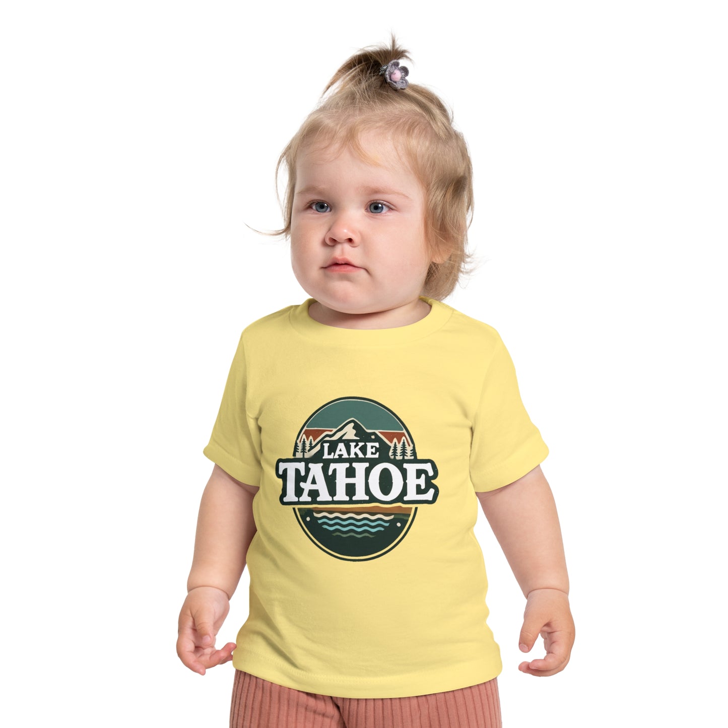 Vintage Lake Tahoe Unisex Baby Short Sleeve T-Shirt