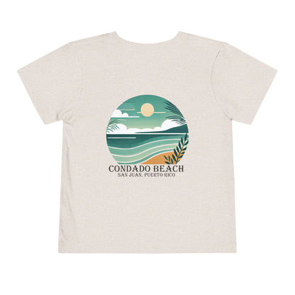 Coastal Vibes Condado Beach Unisex Toddler Short Sleeve Tee