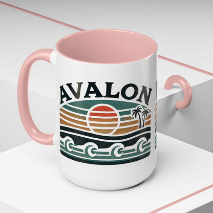 Retro Avalon Accent Coffee Mug