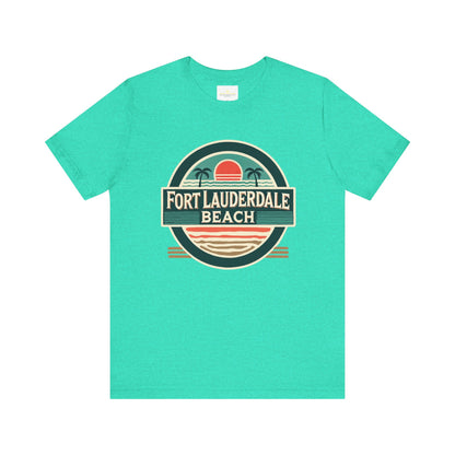 Vintage Fort Lauderdale Unisex Jersey Short Sleeve Tee
