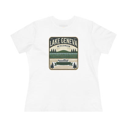 Vintage Lake Geneva Women's Cotton Tee