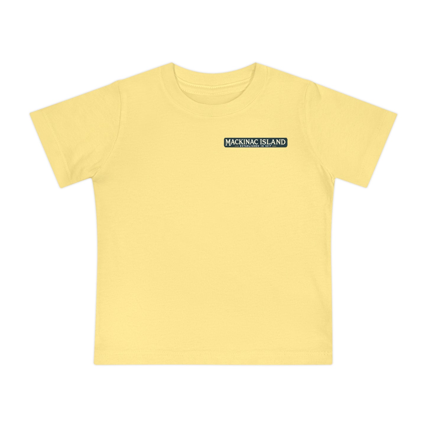 Vintage Mackinac Island Unisex Baby Short Sleeve T-Shirt