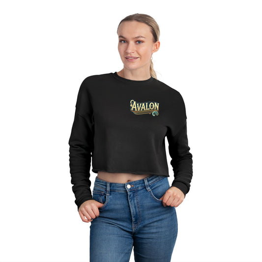 Elegant Avalon Women's Cropped Sweatshirt
