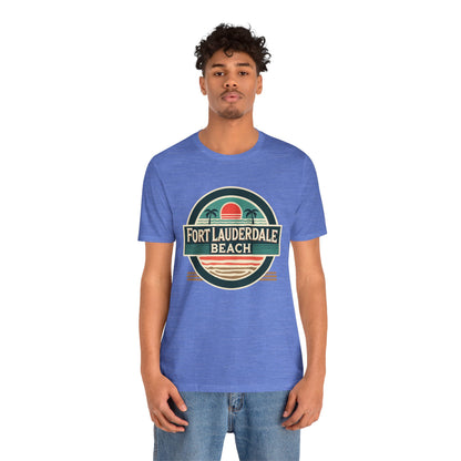 Vintage Fort Lauderdale Unisex Jersey Short Sleeve Tee
