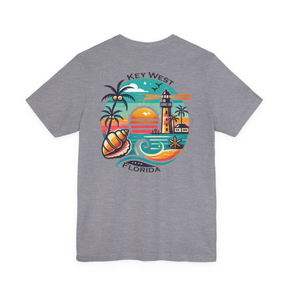 Vibrant Key West Unisex Jersey Short Sleeve Tee