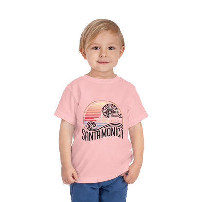 Vibrant Santa Monica Toddler Short Sleeve Tee