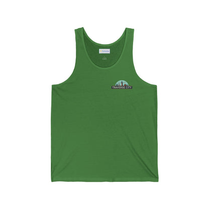 Vintage Traverse City Unisex Jersey Tank