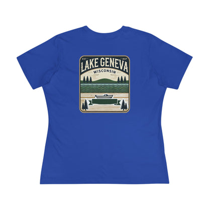 Vintage Lake Geneva Women's Cotton Tee