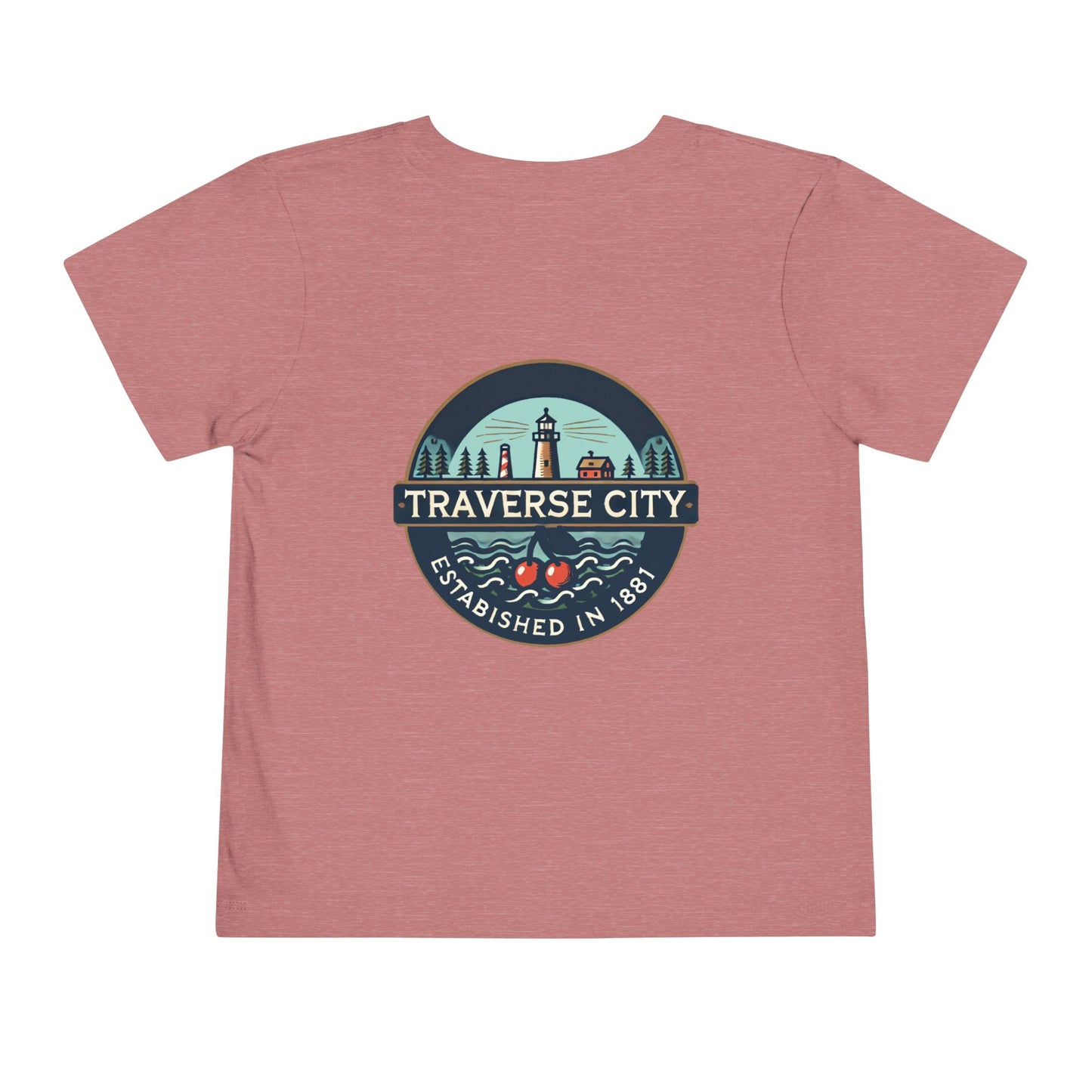 Vintage Traverse City Unisex Toddler Short Sleeve Tee