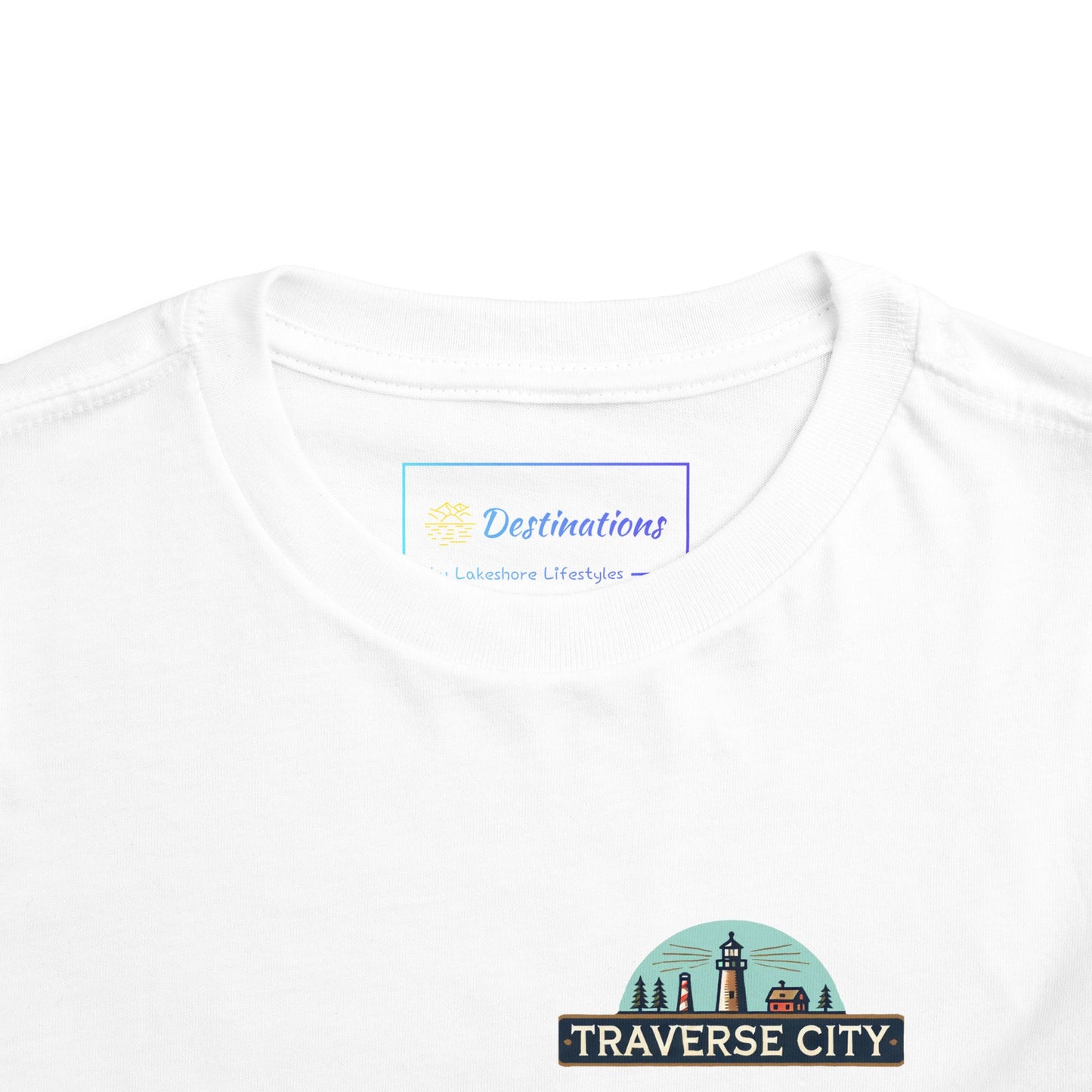 Vintage Traverse City Unisex Toddler Short Sleeve Tee