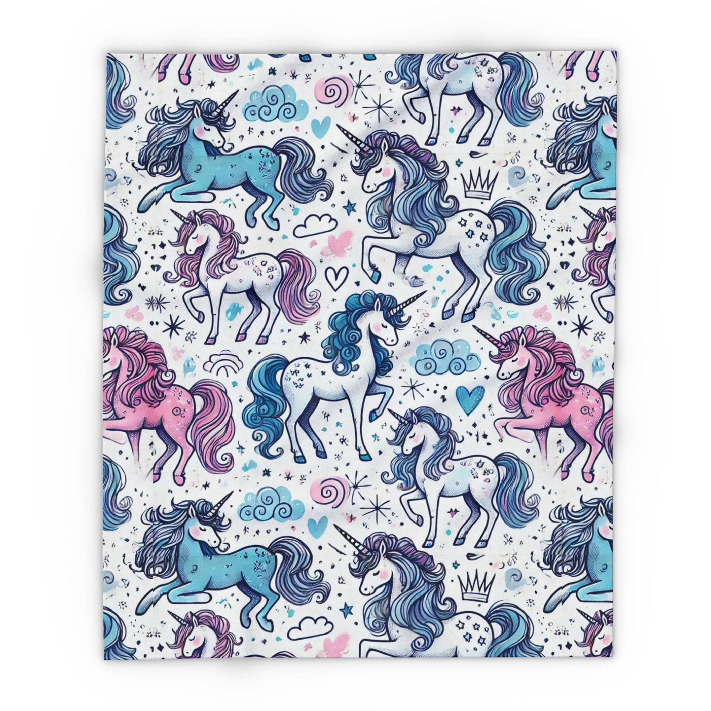 Unicorns Arctic Fleece Blanket