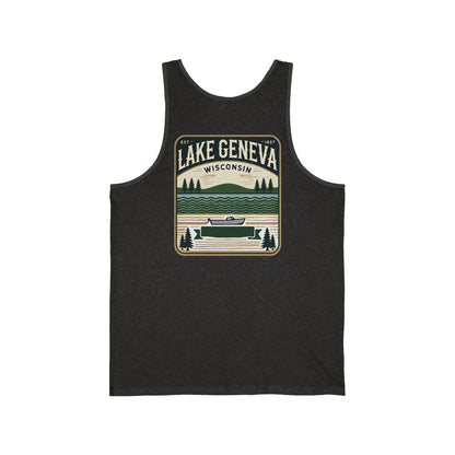 Vintage Lake Geneva Unisex Jersey Tank