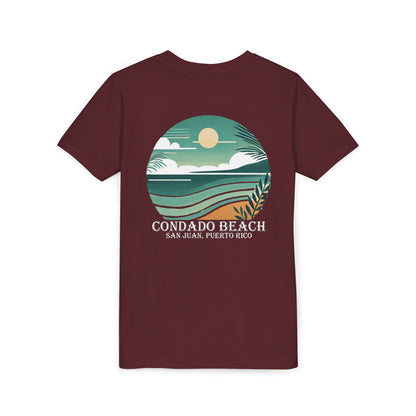 Coastal Vibes Condado Beach Unisex Youth Short Sleeve Tee