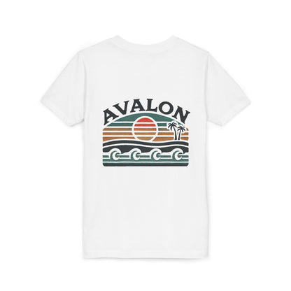 Retro Avalon Sunset Youth Short Sleeve Tee