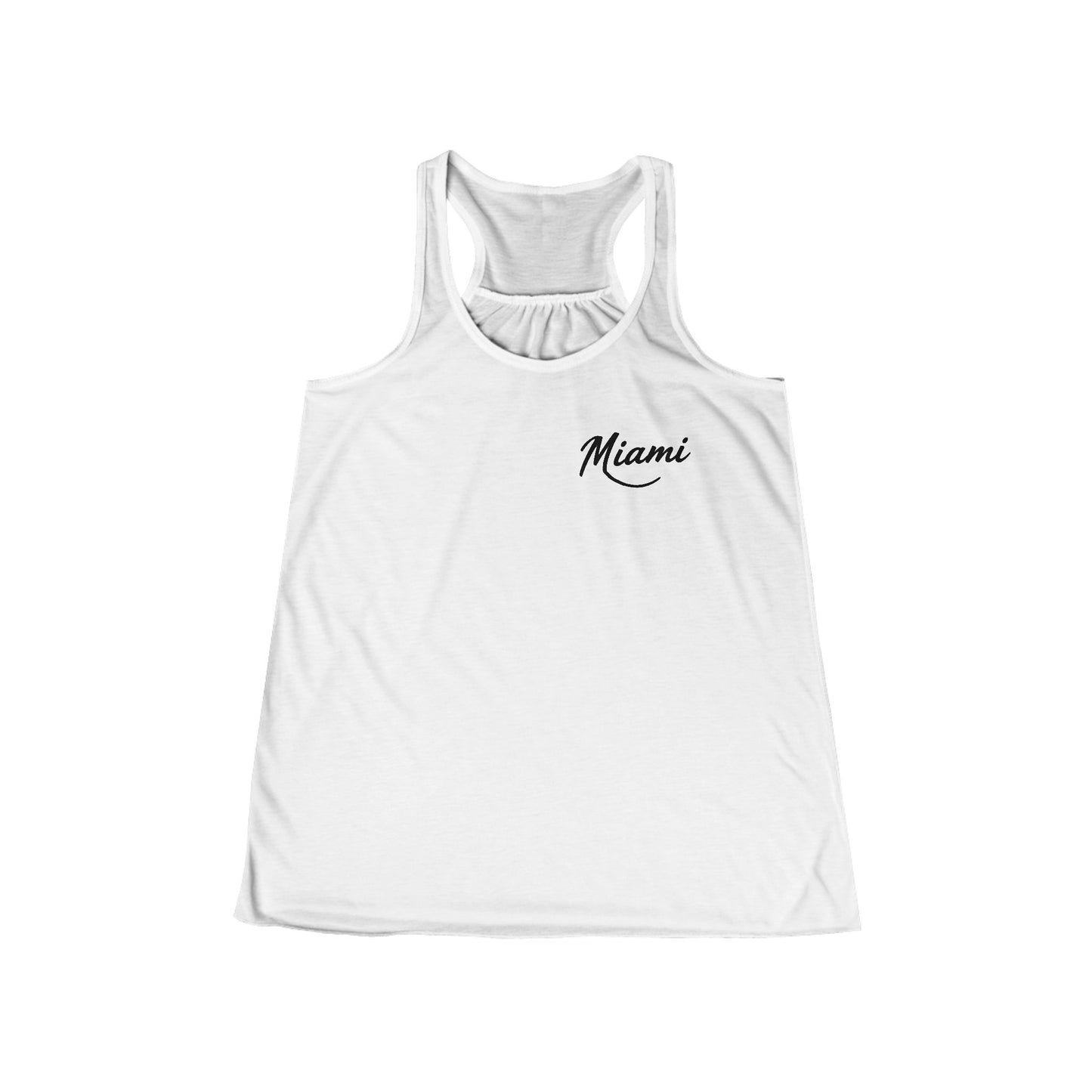 Retro Miami Women's Flowy Racerback Tank
