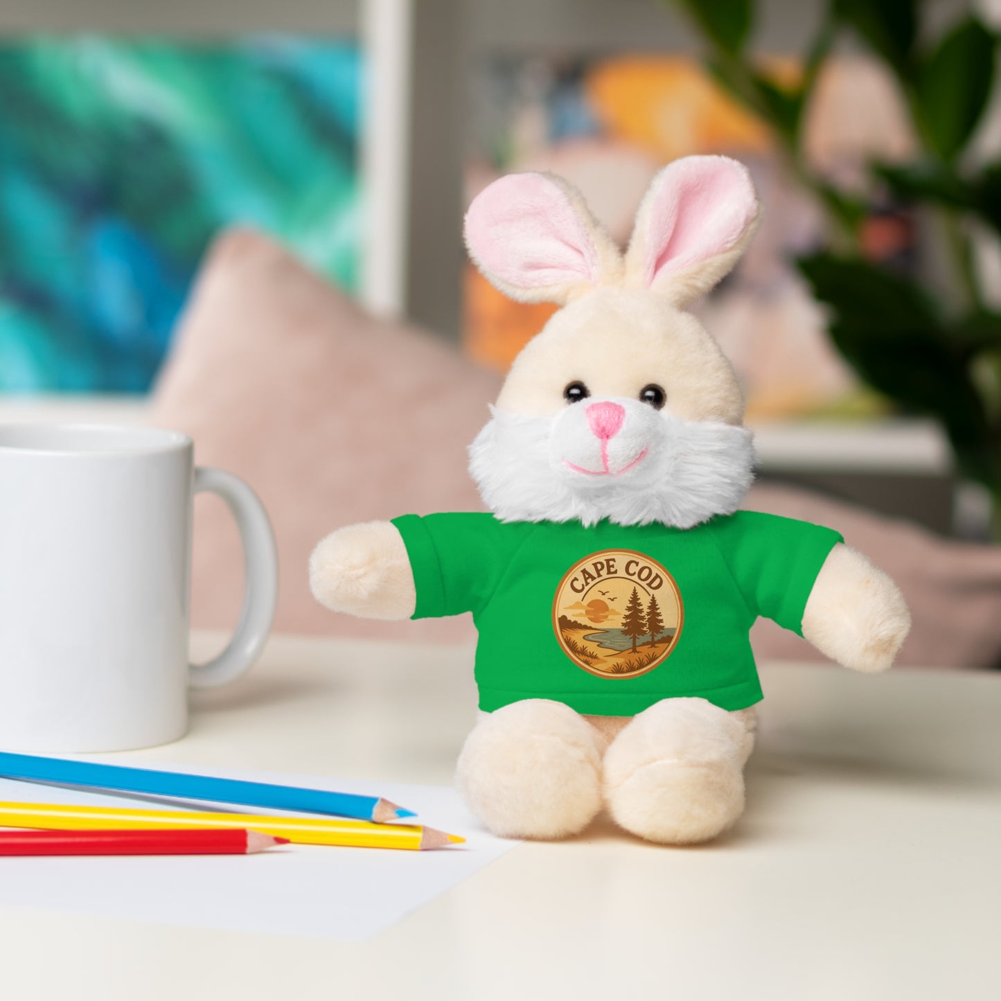 Rustic Cape Cod Stuffed Animals with Tee