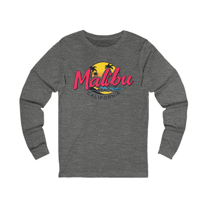 Retro Malibu Unisex Jersey Long Sleeve Tee