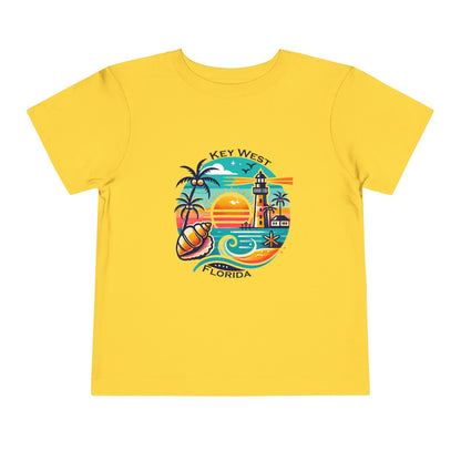 Vibrant Key West Toddler Short Sleeve Tee