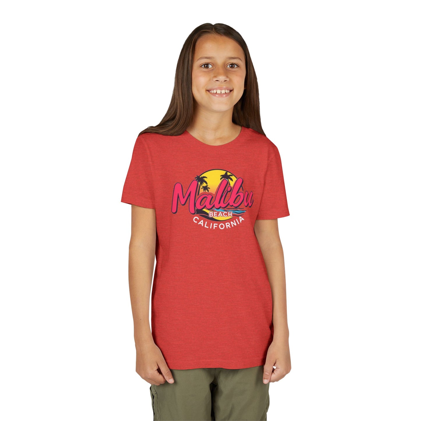 Retro Malibu Unisex Youth Short Sleeve Tee