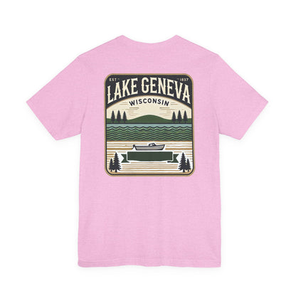 Vintage Lake Geneva Unisex Jersey Short Sleeve Tee
