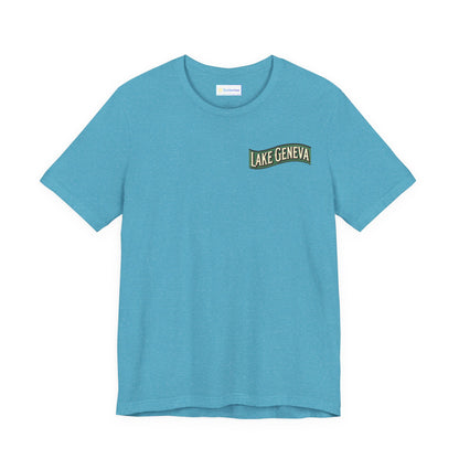 Retro Lake Geneva Unisex Jersey Short Sleeve Tee