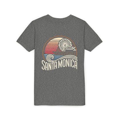 Vibrant Santa Monica Youth Short Sleeve Tee