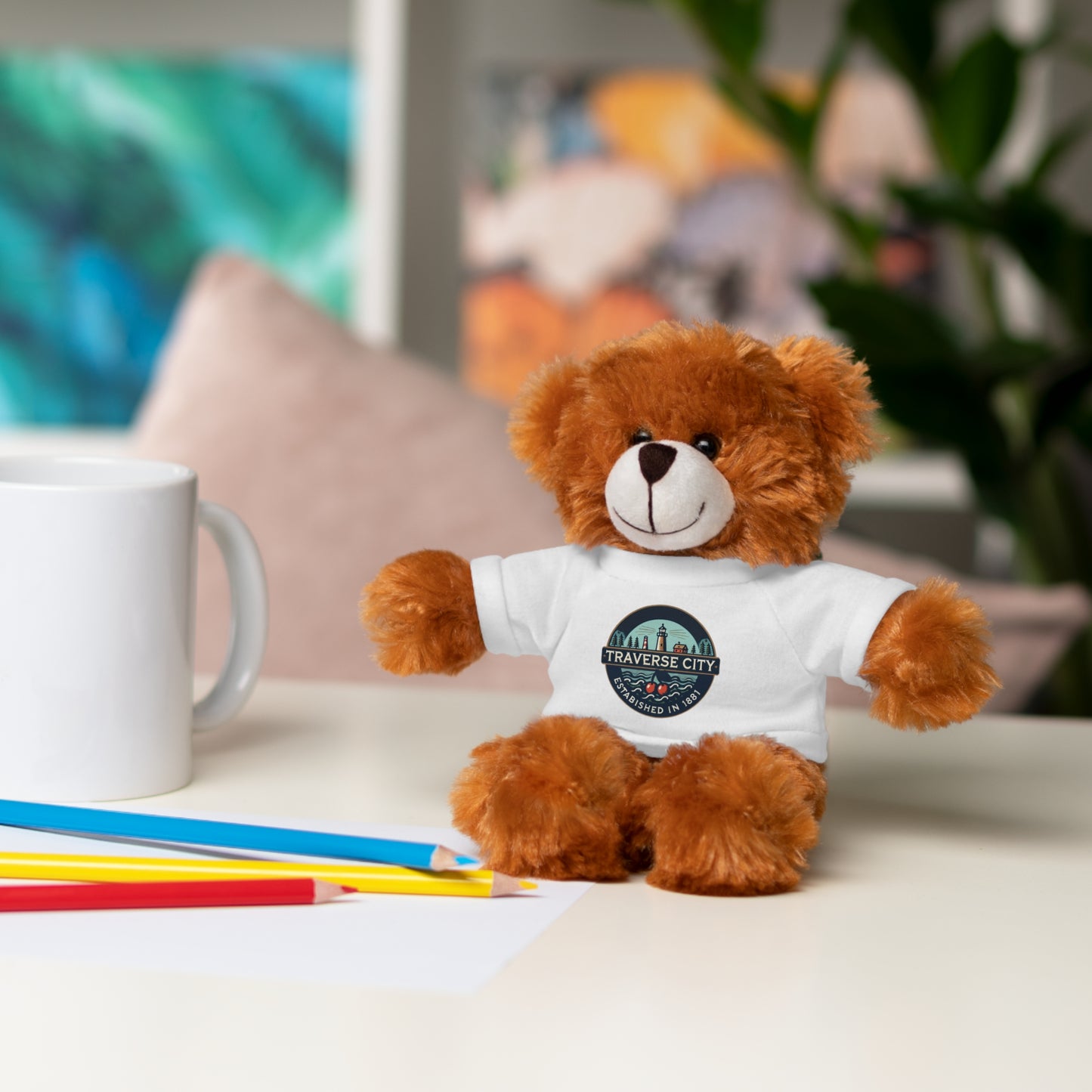 Vintage Traverse City Stuffed Animals with Tee