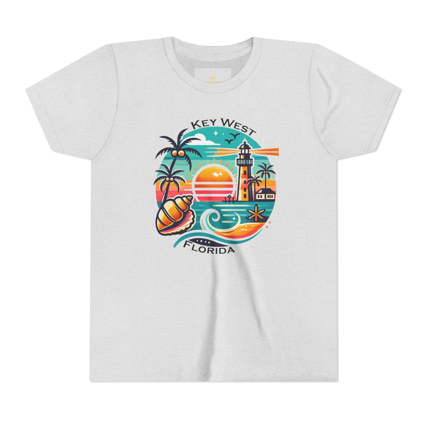 Vibrant Key West Youth Short Sleeve Tee