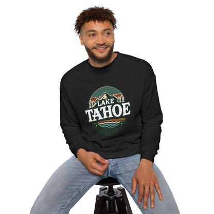 Vintage Lake Tahoe Unisex Drop Shoulder Sweatshirt