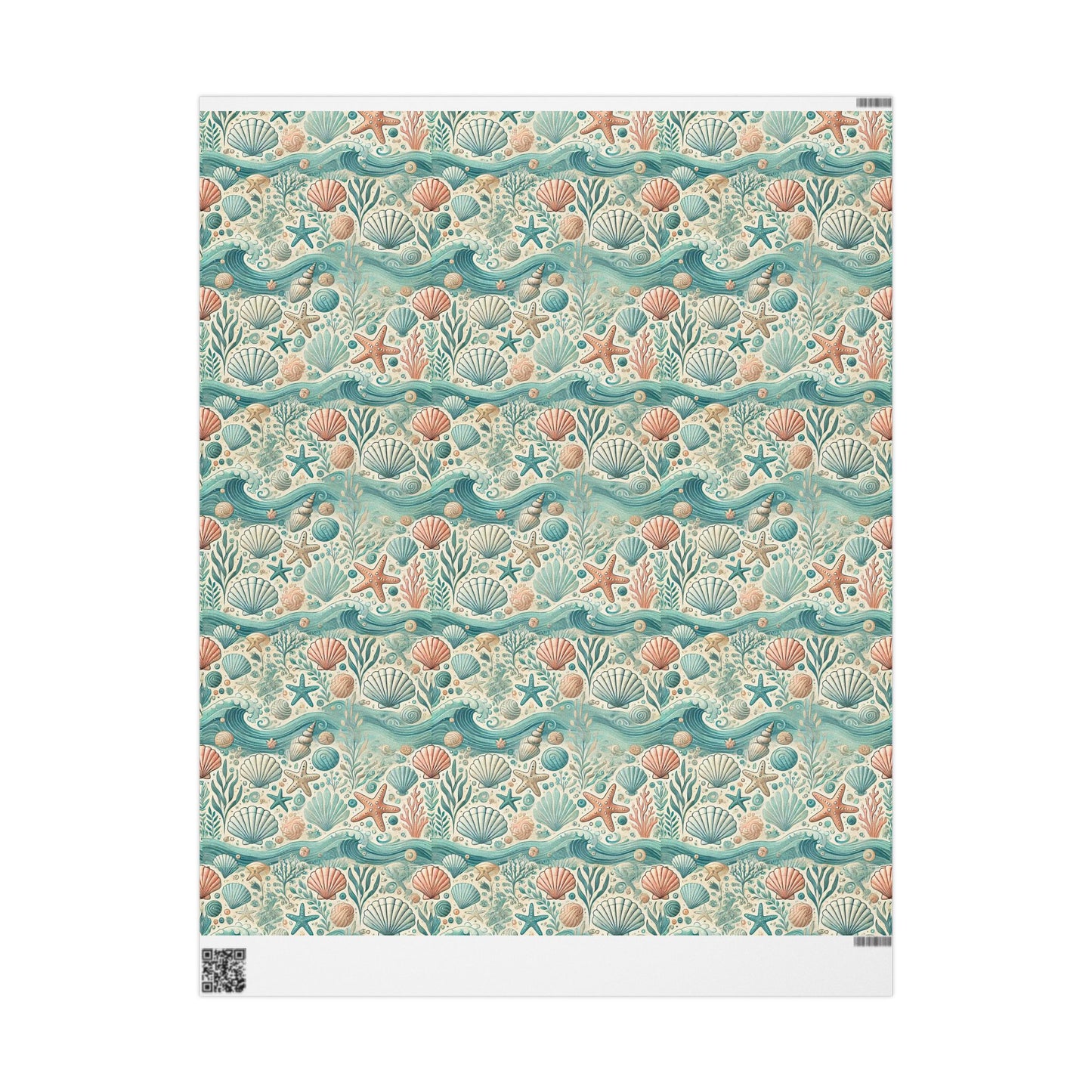Ocean Seashells Wrapping Paper