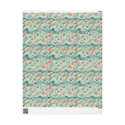 Ocean Seashells Wrapping Paper