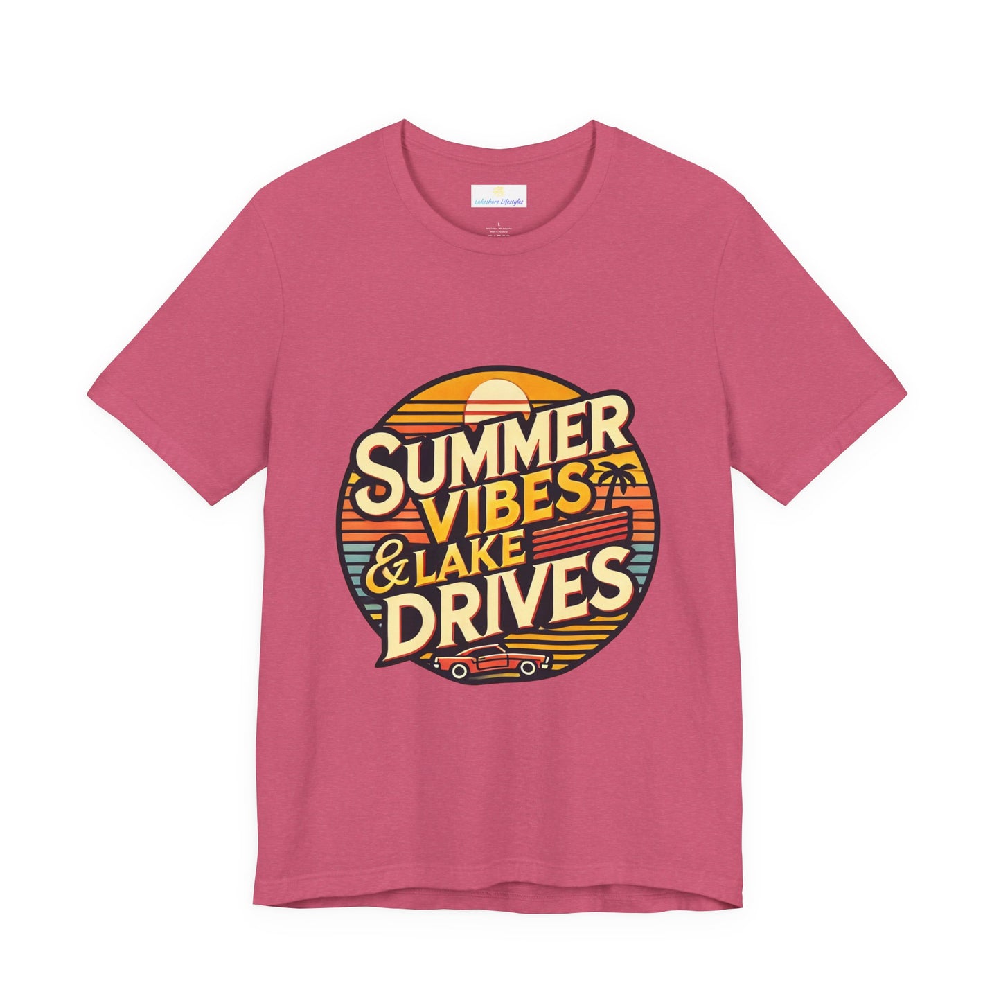 Summer Vibes & Lake Drives Short Sleeve Tee