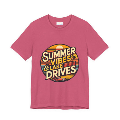 Summer Vibes & Lake Drives Short Sleeve Tee