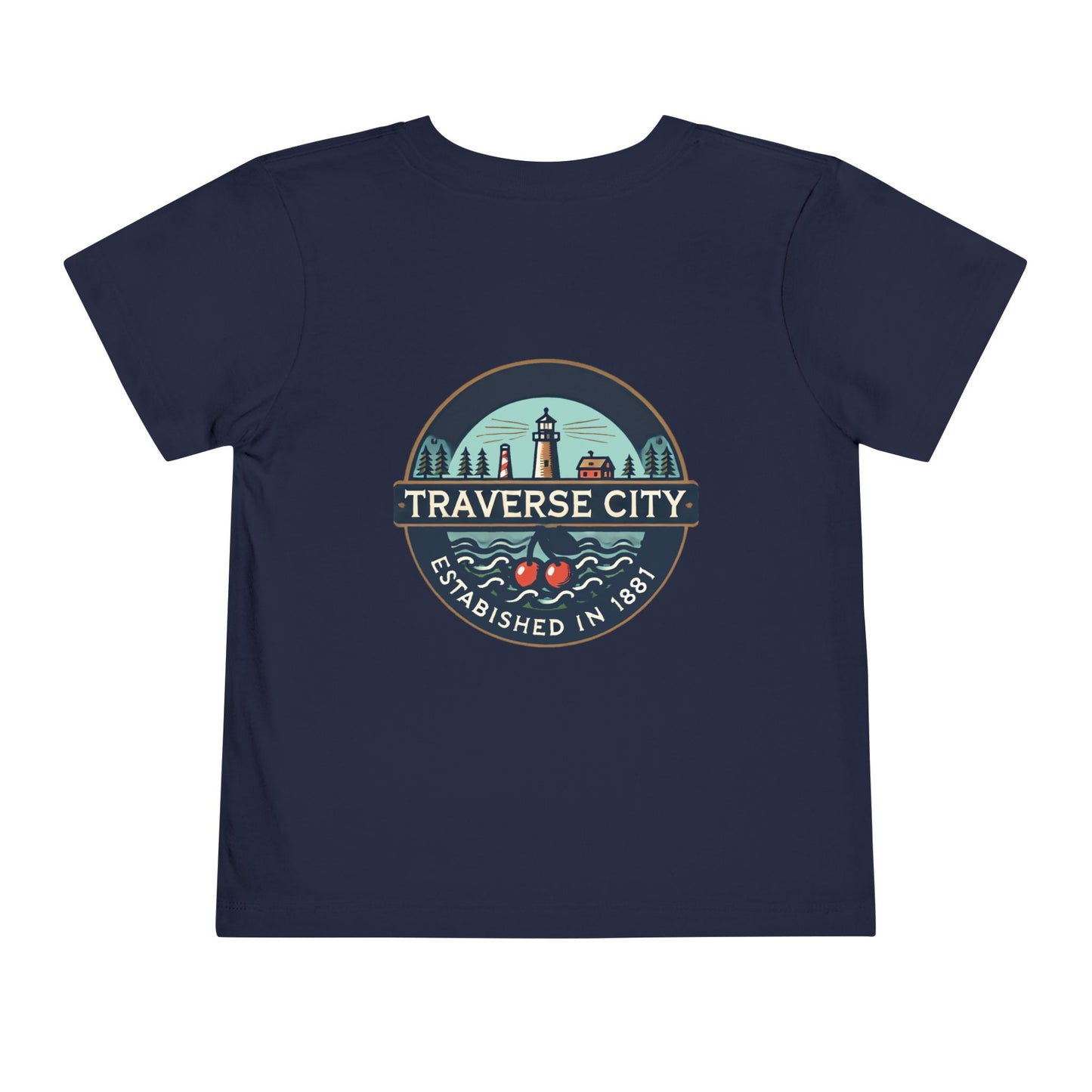 Vintage Traverse City Unisex Toddler Short Sleeve Tee