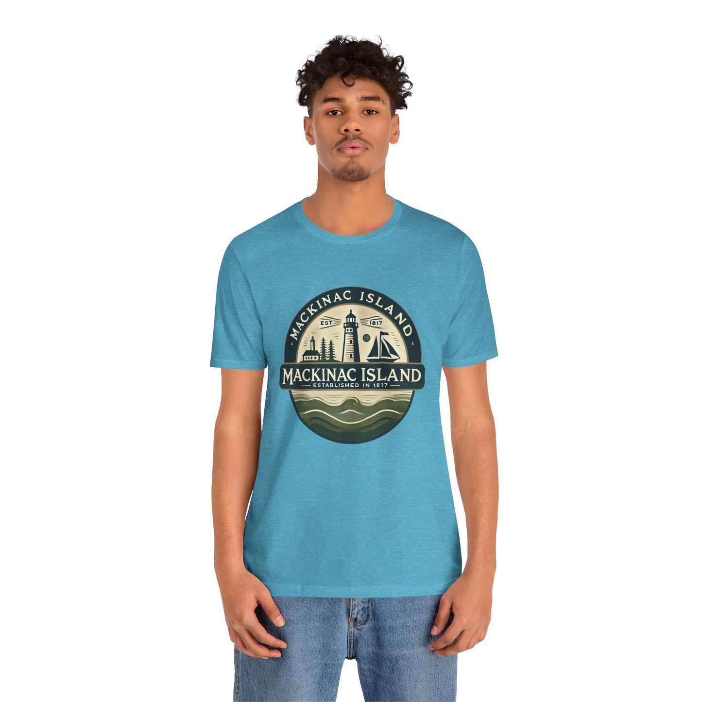 Vintage Mackinac Island Unisex Jersey Short Sleeve Tee