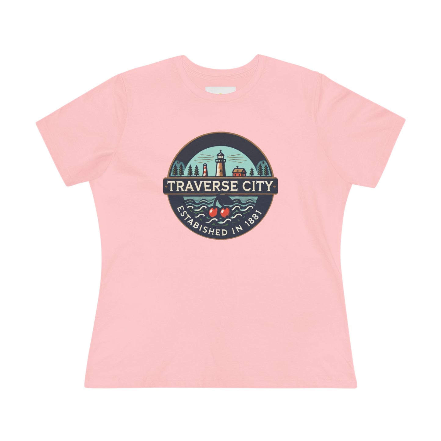 Vintage Traverse City Women's Cotton Tee