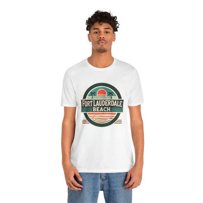 Vintage Fort Lauderdale Unisex Jersey Short Sleeve Tee