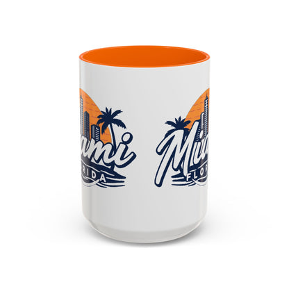 Retro Miami Accent Coffee Mug