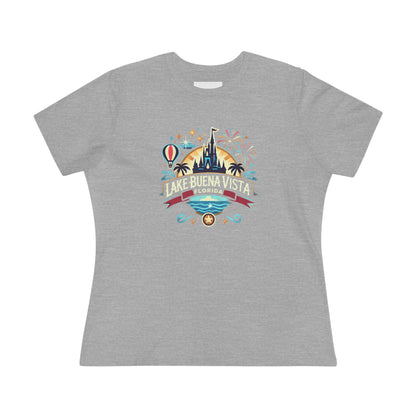 Adventurous Lake Buena Vista Women's Cotton Tee