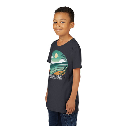 Coastal Vibes Condado Beach Unisex Youth Short Sleeve Tee