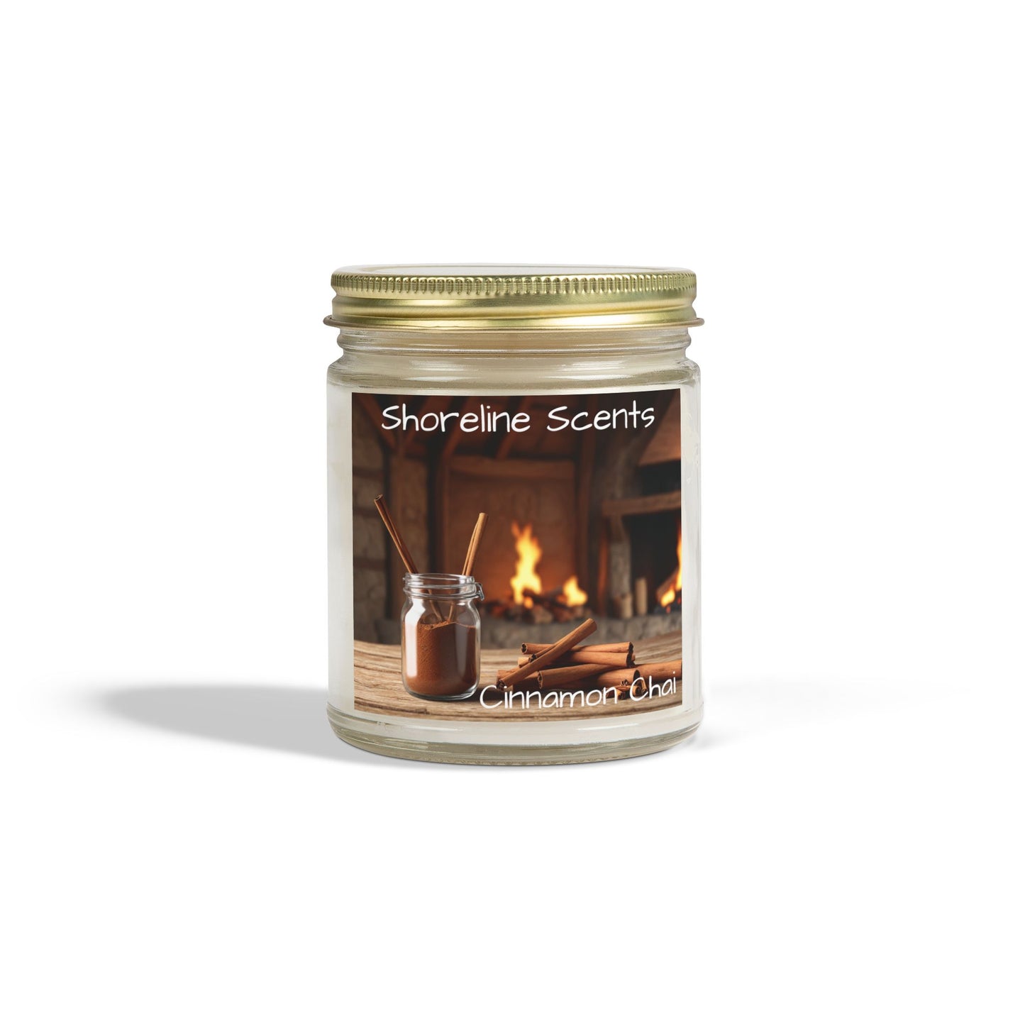 Cinnamon Chai Scented Candle (Apricot Wax)