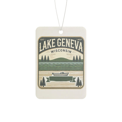 Vintage Lake Geneva Car Air Freshener